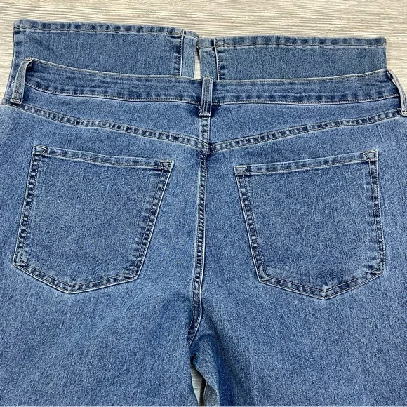 No Boundaries Dark Blue Straight Leg Jeans Plus Size 20 Women’s Basic Minimal - Picture 6 of 7
